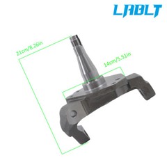 LABLT Pair Forged Steel 1-piece Stock Spindles For 1974-78 Ford Mustang II Pinto