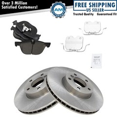 Front Premium Posi Ceramic Brake Pads & Rotor Kit for BMW X5 X6 Truck SUV