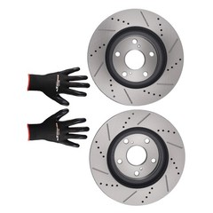 Front Brake Rotors Kit for Toyota Avalon 2008-2018 Camry 2007-17 RAV4 2006-2018