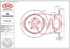 Rear Brake Rotor/Disc Fit For FORD Ranger, Explorer