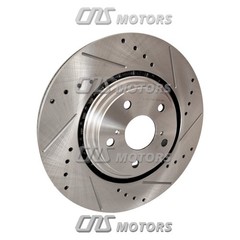 328mm Front Drilled Brake Rotors for 2011 2012 – 2019 Toyota Highlander Sienna
