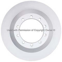 Disc Brake Rotor-Black Series Coated Rotor Quality-Built BR54064G