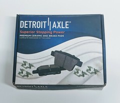 Detroit Axle Ceramic Disc Brake Pads P-815A Complete Hardware Kit Included