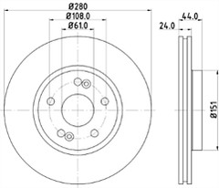 Mintex MDC778 Brake Disc