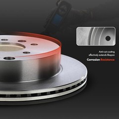2Pcs Disc Brake Rotors for Nissan Maxima 1999-2001 INFINITI I30 2000-2001 Front