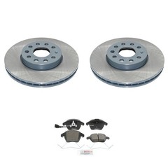 DuraGo Front Rotors Bosch QuietCast Ceramic Disc Brake Pads Kit For A3 Beetle