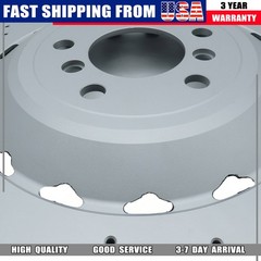 NEW 2x Rear Vented & Drilled Disc Brake Rotors For BMW F10 F12 F13 M5 M6