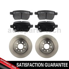 Brake Pad Brake Rotor Fits Fiat 500L 1.4L