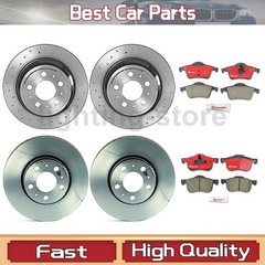 Front Rear Disc Brake Pad Set Disc Brake Rotor Fits Volvo 2003-2007 XC70 6 pcs