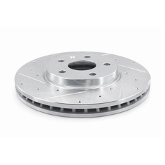 Front Drilled Brakes and Rotors Ceramic Pads Kit for Buick Allure Regal LaCrosse
