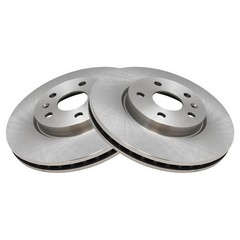 TRQ Fronts Disc Brake Rotor Pair for LaCrosse Regal Equinox Terrain Camaro