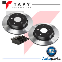 For Volvo – V40 (525) 2012-2019 Rear Solid 280mm Brake Discs and Pads Tapy