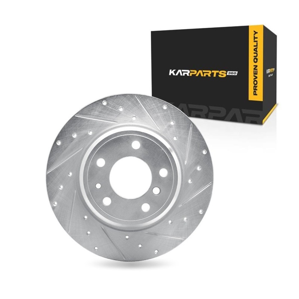 For BMW 740i 1997-2001 Brake Rotor Rear Passenger Side 12.76 In Outside Diameter