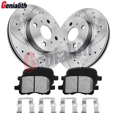 Front Brake Rotors Brake Pads for Chevrolet Prizm 1998-2001 2002 Toyota Corolla