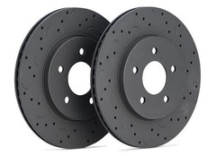 Hawk HTC5399 Talon Cross-Drilled and Slotted Street Rotors – Front Set
