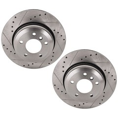 Rear Brake Disc Rotors for 528 525 530 E60 5 Series BMW 528i 525i 530i 2004-2007