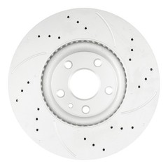 2x 300mm Front Drilled Slotted Brake Rotors For 2013-2020 Ford Fusion 54196