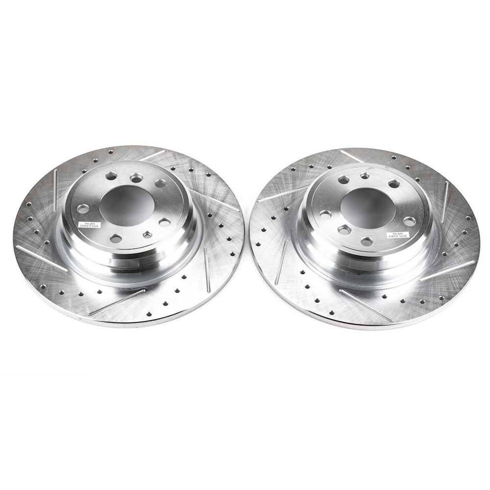 EBR422XPR Powerstop 2-Wheel Set Brake Discs Rear for 740 850 840 E38 7 Series
