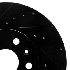 For Buick Allure 2010 Rotor Set | Black | Drilled And Slotted