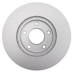 Front Premium Posi Ceramic Disc Brake Pad & Coated Rotor Kit w/Chemicals