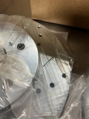 Power Stop Pair of Disc Brake Rotor Rear Drilled Slotted Brake Rotor