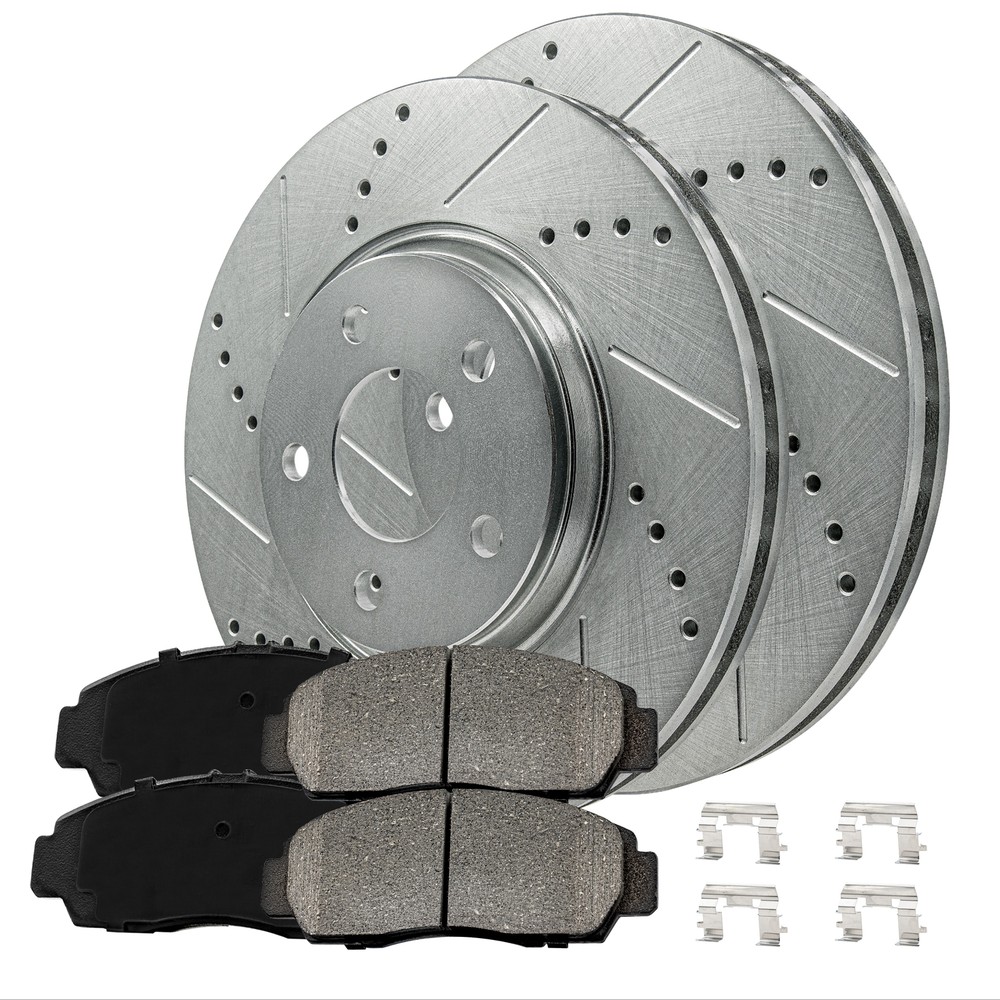 Rear Brake Kit Rotors + Ceramic Pads for Buick Allure 2010-2010