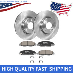 Front 316mm Brake Rotors & Ceramic Pads for 2008 2009 2010 – 2014 Cadillac CTS