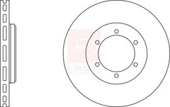 2x Brake Discs Pair Vented Front 278mm SDK6483 Apec Blue Set 602550 Quality New