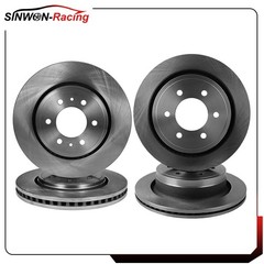 4 X Front Rear Brake Solid Rotors Discs For Ford F-150 2012-2020 2014 2015 2016