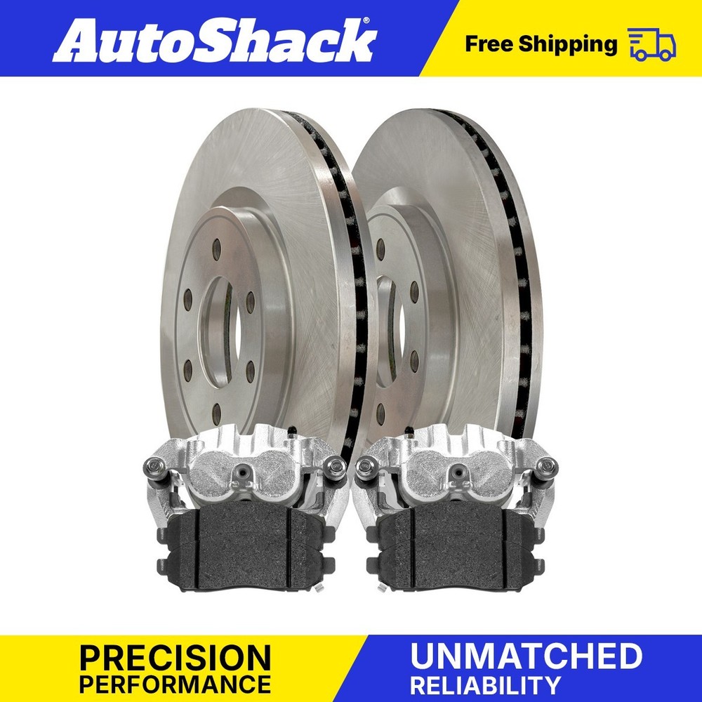 Front Brake Rotors Premium Ceramic Pads Calipers for 2005-2024 Nissan Frontier
