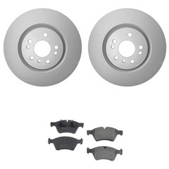 Hella Pagid Front 330mm Rotors Low-Met Disc Brake Pad Kit For X164 ML320 ML350