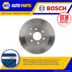 2x Brake Discs Pair Vented fits NISSAN PATHFINDER R51 2.5D Rear 05 to 14 307.7mm