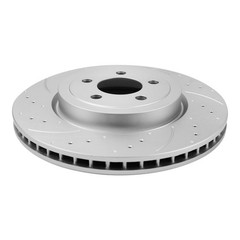 Front Rear Drilled Brake Rotors Ceramic Pads for Dodge Charger Challenger Magnum