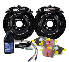 EBC 6 Pistons 380x36mm BBK Big Brake Kit for 15-25 VW Golf R MK7 MK8 [Black]