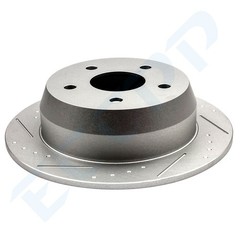 5-Lug Front Rear Brake Rotors for 1999-2004 Jeep Grand Cherokee Drilled Slotted