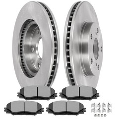 6X For Scion Xb 2008-2015 For Toyota Prius V 2012-2018 Front Brake Rotors Pads