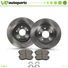 Front Brake Pads And Rotors Vented For Nissan Altima 3.5L 2007-2013