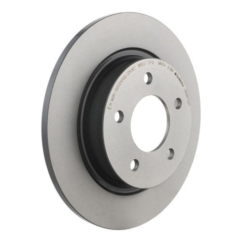 Brembo 08.9975.21 Disc Brake Rotor Rear Gray Cast Iron For 2004-2013 Mazda 3