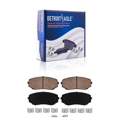 Front & Rear Drilled Rotors + Brake Pads for 2011-2014 Ford Edge Lincoln MKX