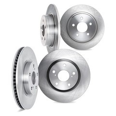 For Volvo XC40 2019-2024 DFC 6004-27051 Front & Rear Brake Rotor Set