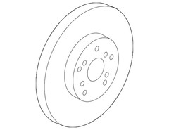 Genuine 2009-2015 Honda Pilot 17″ Front Disk Rotor 45251-STX-H01