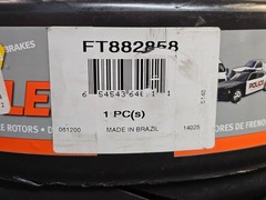 Napa Fleet FLT.FT882858 Brake Rotor For Dodge Durango 2021 -2023
