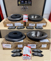 2018-2023 TOYOTA CAMRY XSE & XLE FRONT & REAR BRAKE KIT ROTORS TCMC PADS