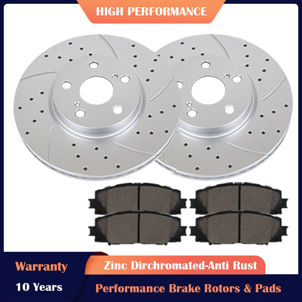 275mm Front Rotors and Brake Pads for Toyota Corolla Matrix Pontiac Vibe Brakes