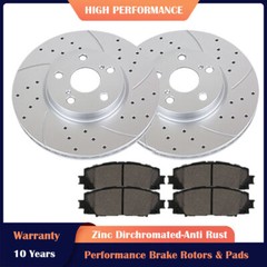 275mm Front Rotors and Brake Pads for Toyota Corolla Matrix Pontiac Vibe Brakes