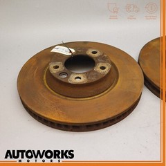 03-18 Porsche Cayenne S 955 Front Left & Right Side Brake Disk Set Of 2 OEM
