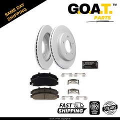 Front Brake Rotors & Ceramic Brake Pads w/Hardware for 1997-2003 Ford F-150 D679