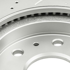 Front Drilled & Slotted Brake Rotors for 07-09 14-18 Chevy Silverado 1500 Pair
