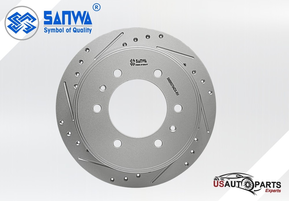 REAR RH BRAKE ROTOR SOLID & GEOMET COATED D & S 312 MM FOR HUMMER H3 H3T 06-10