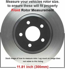5-Lug Front & Rear Brake Pads Rotors for 2006-2011 Honda Civic